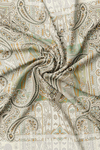 Vakko Twill İpek Eşarp - 2688-69 Ekru