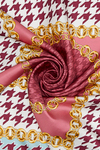 Vakko Twill İpek Eşarp - 36259 - Pembe