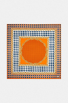 Vakko Twill İpek Eşarp - 36259 - Turuncu