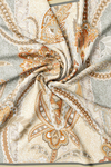 Vakko Twill İpek Eşarp - 4145-65 Soft Camel