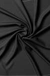 Vakko Twill İpek Eşarp - Yeni Monogram - Füme