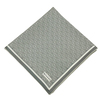 Vakko Twill İpek Eşarp - Yeni Monogram - Kurşun Gri