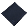 Vakko Twill İpek Eşarp - Yeni Monogram - Koyu Lacivert