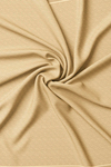 Vakko Twill İpek Eşarp - Yeni Monogram - Gold