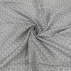 Vakko Twill İpek Eşarp - Yeni Monogram - Beyaz Siyah