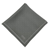 Vakko Twill İpek Eşarp - Yeni Monogram - Koyu Gri