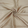 Vakko Twill İpek Eşarp - Yeni Monogram - Karamel
