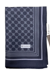 Vakko Twill İpek Şal - Özel Seri - İndigo