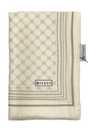 Vakko Twill İpek Şal - Özel Seri - Krem