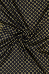 Vakko Twill İpek Şal - Özel Seri - Siyah Sarı