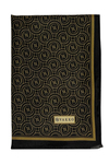 Vakko Twill İpek Şal - Yeni Monogram - Acı Kahve