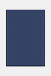 Vakko Twill İpek Şal - Yeni Monogram - Lacivert