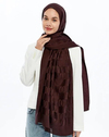 Valentino Orlandi Alia Şal - Dama Desenli - Bordo