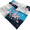 Vissona Twill İpek Eşarp - 6273 - 0033-0041 Lacivert Turkuaz