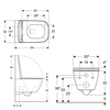 Geberit Smyle Square Rimfree Asma Klozet