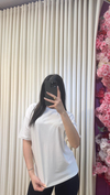 DİLVİN %100 PAMUK BASIC TSHIRT - EKRU