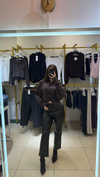 KAHVE LACİVERT PREMIUM GÖMLEK 