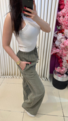 MARKA MUADİLİ TENSEL PANTOLON - HAKİ