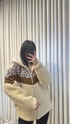 Peluş Leopar Mont