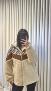 Peluş Leopar Mont