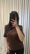 Vatkalı Acıkahve Premium Tshirt