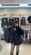 Zara model siyah kürk
