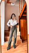 Haki Yeşili Jean 