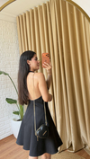 Noir Muse Siyah Mini Elbise