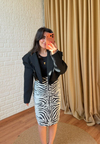Siyah Kısa Blazer Ceket