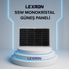 55W MONOKRİSTAL GÜNEŞ PANELİ