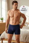 Bambu Erkek Boxer Lacivert 3'lü Paket