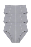 Bambu Erkek Slip Gri 3'lü Paket