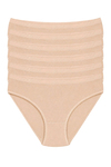 Bambu Kemerli Bikini Kadın Külot Ten 6'lı Paket