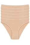 Bambu Süper İz Yapmaz Bikini Kadın Külot Ten 6'lı Paket