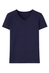 Bambu V Yaka Erkek T-Shirt Lacivert