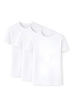 Likralı Kısa Kol Erkek T-Shirt Beyaz