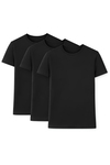 Likralı Kısa Kol Erkek T-Shirt Siyah