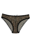 Likralı Leopar Desen Bikini Kadın Külot 6'lı Paket