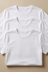 Modal Bisiklet Yaka Erkek T-Shirt Beyaz