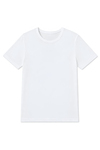 Modal Bisiklet Yaka Erkek T-Shirt Beyaz