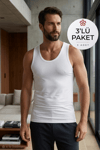 Modal Erkek Atlet Beyaz 3'lü Paket