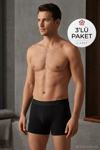 Modal Erkek Boxer Siyah 3'lü Paket
