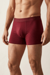 Modal Likralı Erkek Boxer Bordo 3'lü Paket