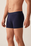 Modal Likralı Erkek Boxer Lacivert 3'lü Paket
