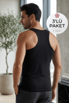 Modal Sporcu Erkek Atlet Siyah 3'lü Paket