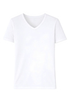 Modal V Yaka Erkek T-Shirt Beyaz