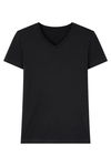 Modal V Yaka Erkek T-Shirt Siyah