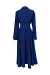Oversize Bürümcük Elbise - LACİVERT