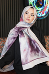 Akverel Desen Gül Kurusu Soft Pamuk Şal