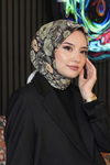 Bahar Desen Haki Soft Pamuk Eşarp